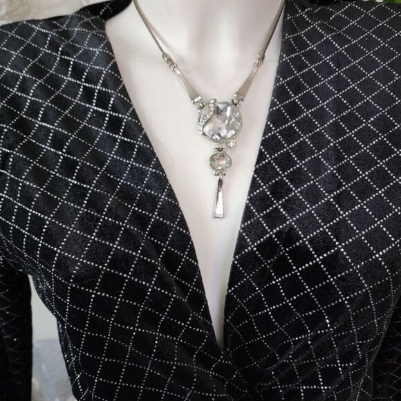 ZARA SHIMMERY VELVET DRESS ladies medium - Picture 4 of 12